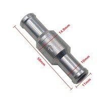 Обратный топливный клапан алюминиевый Ø10 мм